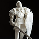 Imagen para el artículo titulado Este caballero de Origami está hecho de una sola hoja de papel y 41 horas de increíble talento